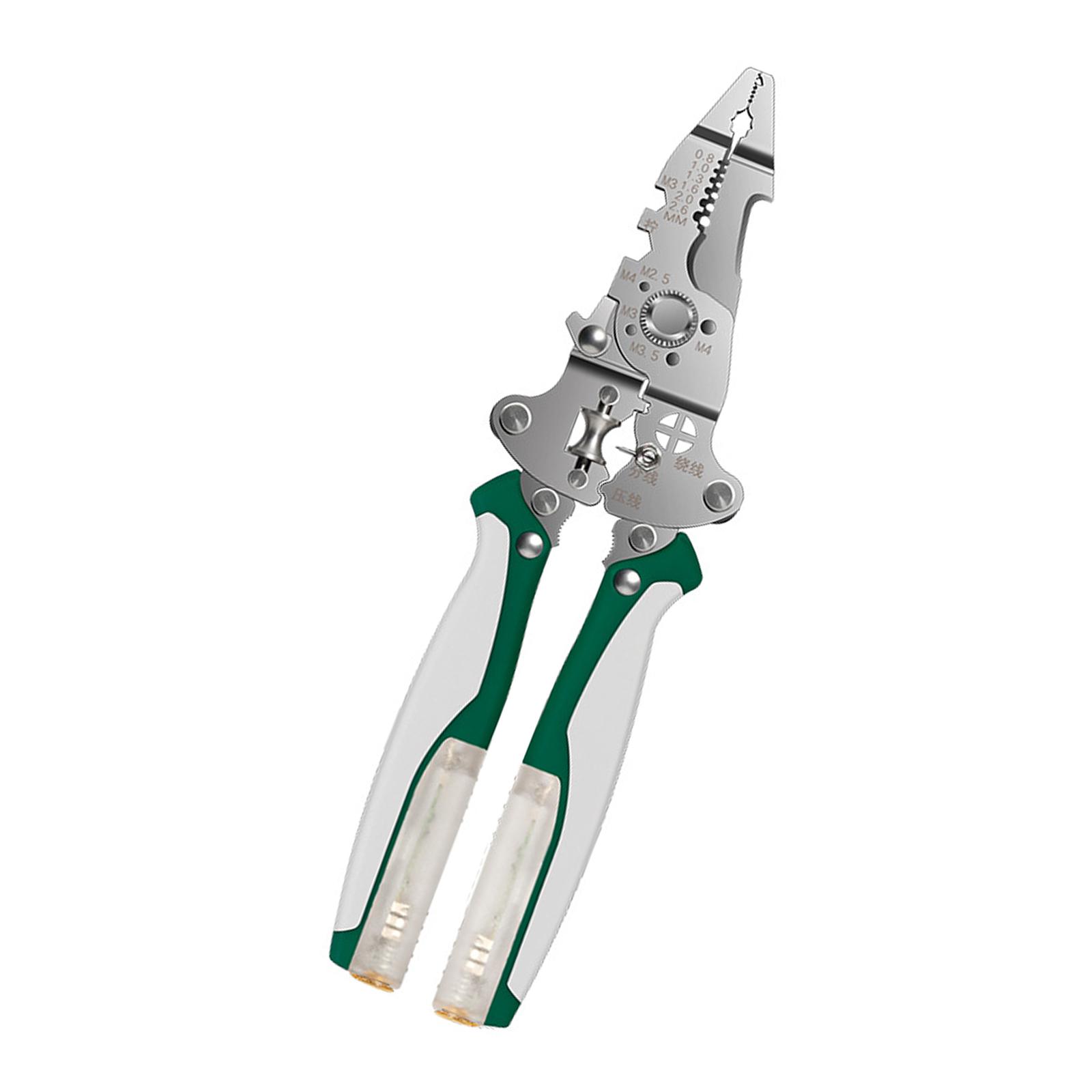 

Convenient Foldable Wire Stripper with Voltage Tester Ideal For Professional Electricians And Home Repair Projects 1