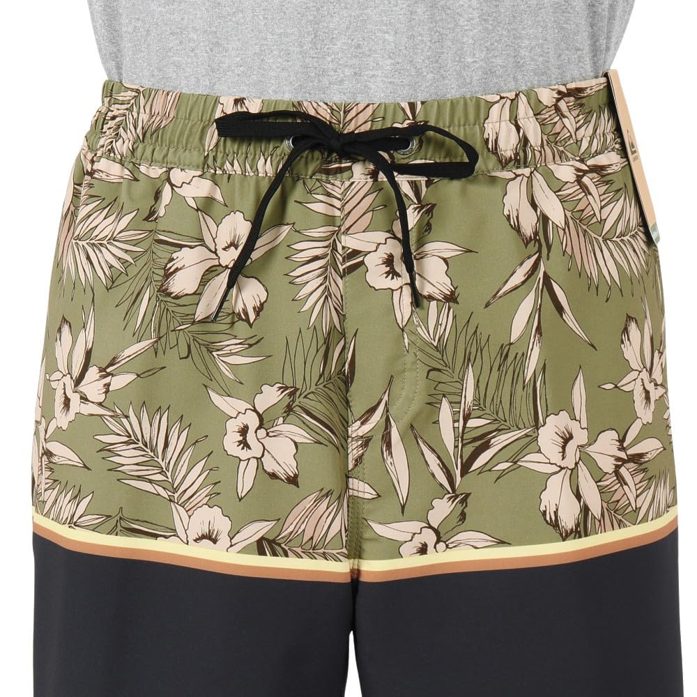 Quiksilver Amphibious Graphic & Solid Panel Print JAM Shorts