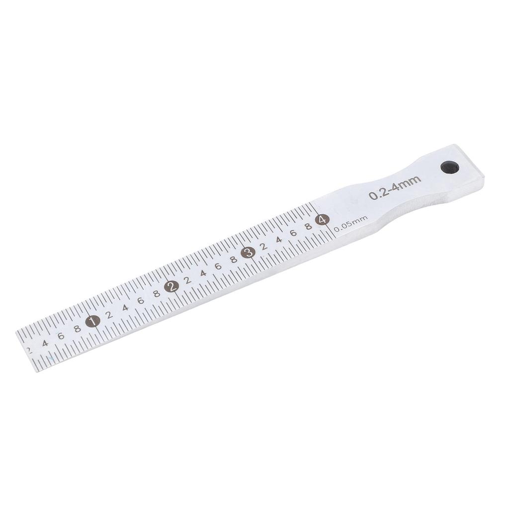 Edelstahl Spaltlehre 0,2 4mm Bereich 0,05mm Genauigkeit Multifunktionale Konuslehre für Bau Bahnen