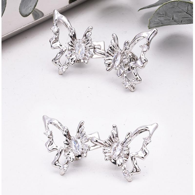 Temperament Hollow Butterfly Waist Tightening Tool Adjustable Waist Buckle Able Jeans Fixed Waist Buckle