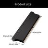Kühlkörper für DDR5-, DDR4- und DDR3-Speicher, leichtes Aluminium-Kühlpad, 140 x 35 x 9 mm