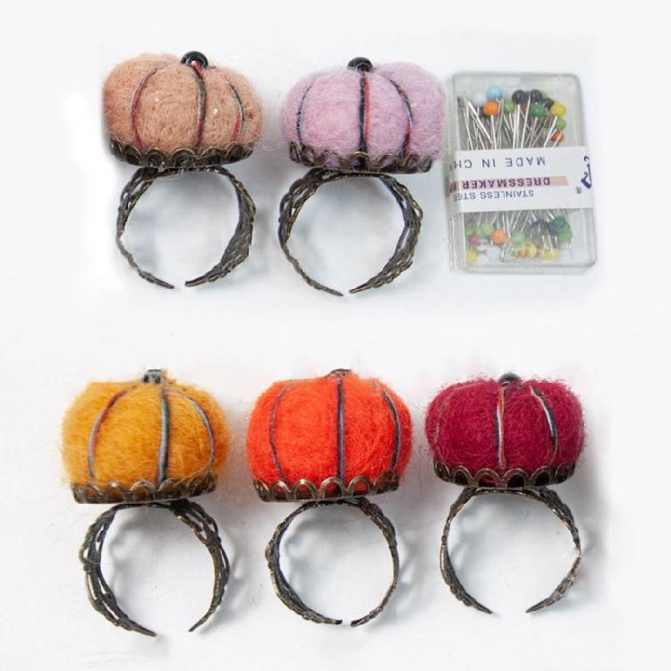 Pin Storage Holder Cushion Sewing Tools Sewing Pin Cushion Hand Ring Shaped Pad