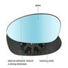 Blue Left Side View Wing Heated Mirror Glass For BMW M3 E46 E82 E85 E90 E91 BL
