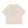 New Era Oversized Stone Typography M Cotton Tee T-shirt S/S