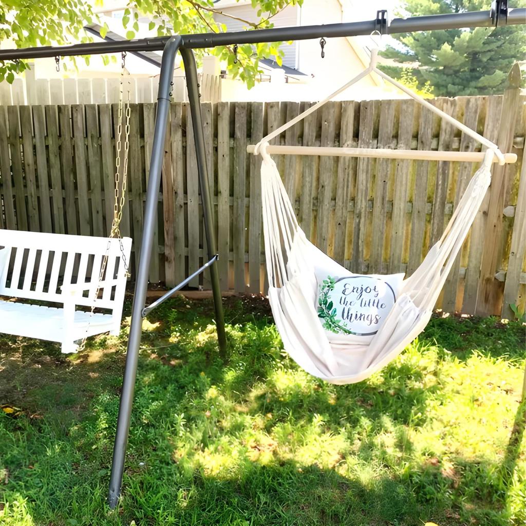 GoGarden Father's Day Hanging Garden Rocking Chair Cocoon Brazilian Swing Chair