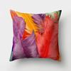 Colorful Geometric Pillow Case Polyester Cushion Cover Animal Rainbow Pillow Cover Decor For Home Car Sofa Decoration 45X45Cm