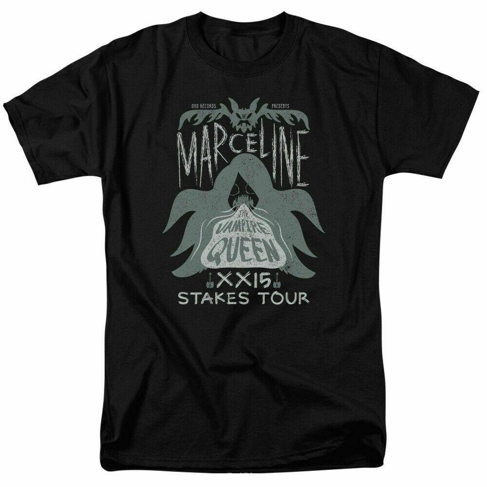 Adventure Time Marceline Concert T Shirt Mens Licensed Cartoon Merchandise Black Unisex T-Shirt Graphic Tee M