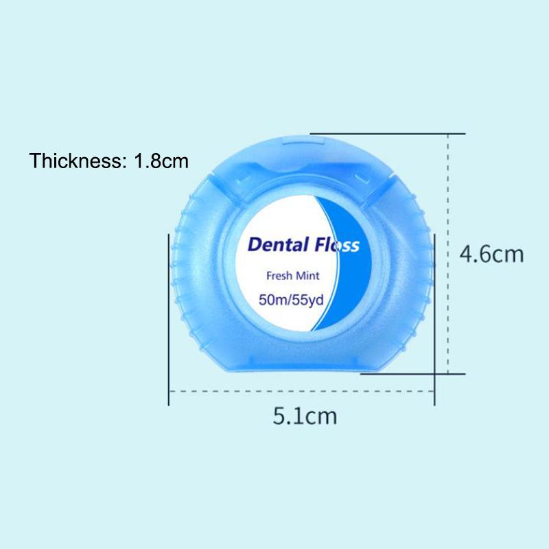 1Pcs Box Mint Dental Floss Roll Cleaning Oral Tools Dental Floss Stick Adult Home Set Cleaning Interdental Brush