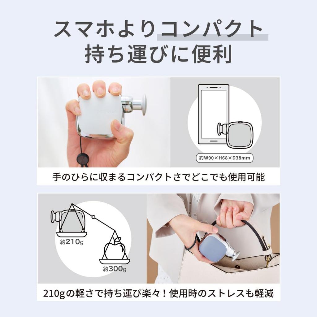 Oficjalny Sklep Doctor Air Pistolet do Masażu Kieszonkowy Niebieski Poręczny Pistolet Mini Mały Kompaktowy Prezent na Dzień Prezent na Dzień Urodzin Matki Ojca REG-11