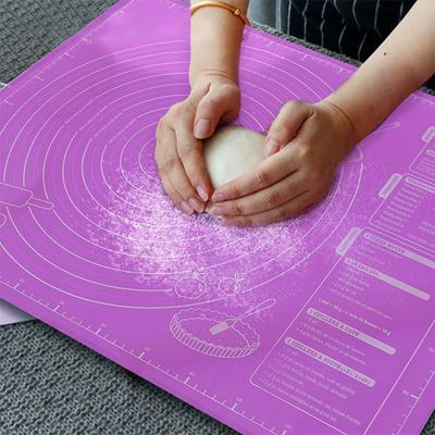 45 x 60 cm Silikon-Pad, Backmatten-Blatt, extra große Backmatte zum Ausrollen von Teig, Pizzateig, antihaftbeschichteter Maker-Halter, Küchenutensilien