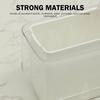 Clear Herb Saver Storage Container Airtight Fresh Herb Keeper for Refrigerator Vegetable Vanilla Bean Storage Box Herb Preserver