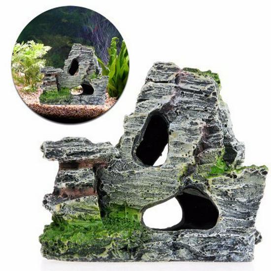 Aquarium Rockery Resin Decoration: Artificial Mountain for Fish Tanks