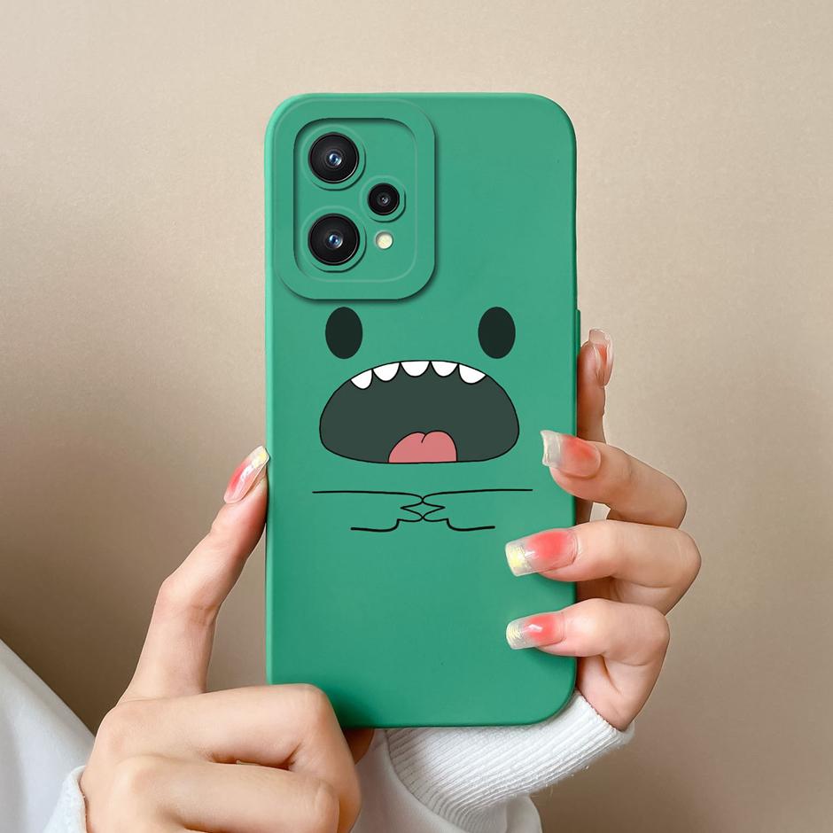 For OPPO Realme 9 Pro Plus 5G Case Cool Girl Cartoons Liquid Silicone Shell For Realme9 9Pro Plus 5G New Design Shockproof Funda