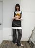 D.PABLO Charcoal See Through Pants