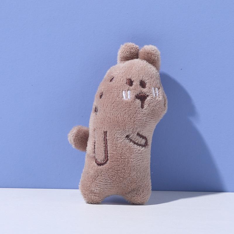 Pet SuppliesCartoon Plush Cat Toys Self-entertaining and Boring with Catnip To Amuse Cats Pet Interactive Toys