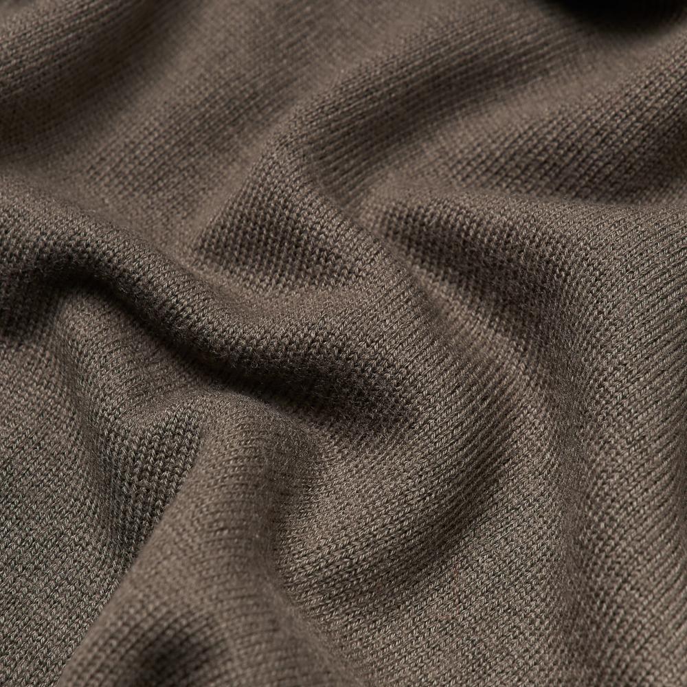 VERNO 24Ss Cashtouch Saddle Sleeve Polo Knit Chimney