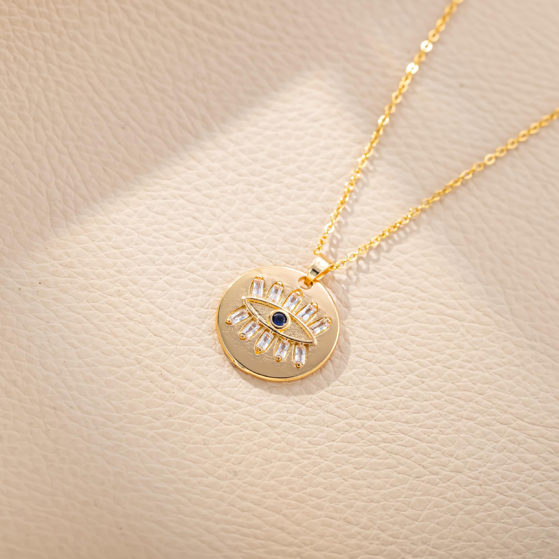 European and American Titanium Steel Clavicle Chain Pendant Necklace