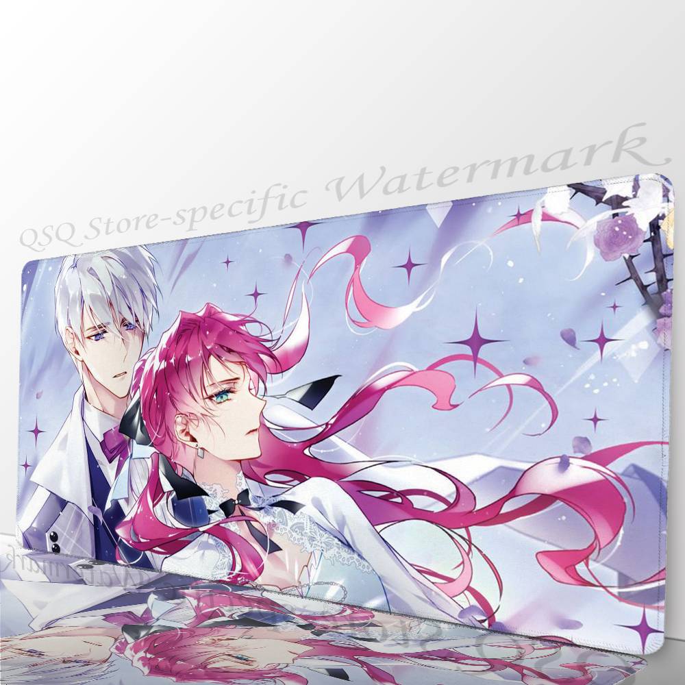Manga V-Villains Are Destined To Die Mousepad Non-slip Suitable For Office Computers Laptops E-sports Game Desk Mats XXL Keyboa