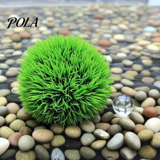 Aquarium Plant With Base Artificial Water Plant, Natural Color Dense Grass Shape Plants, Soft Stable Fish Tank Decor Plastic Fake Plants for
