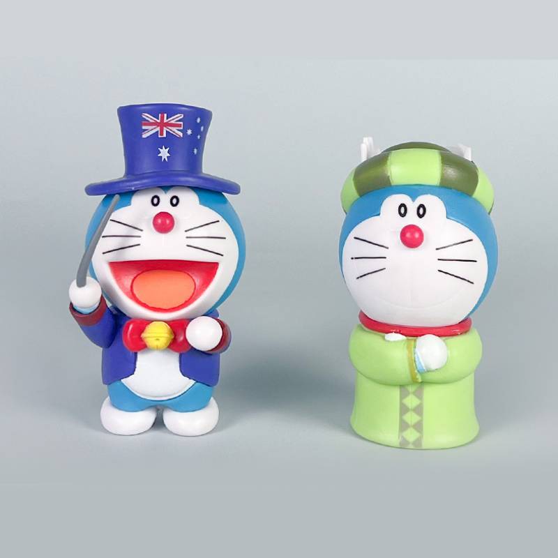 Doraemon Collectible Figure Series Pvc Toy With Assembly For Desk Decor And Gift