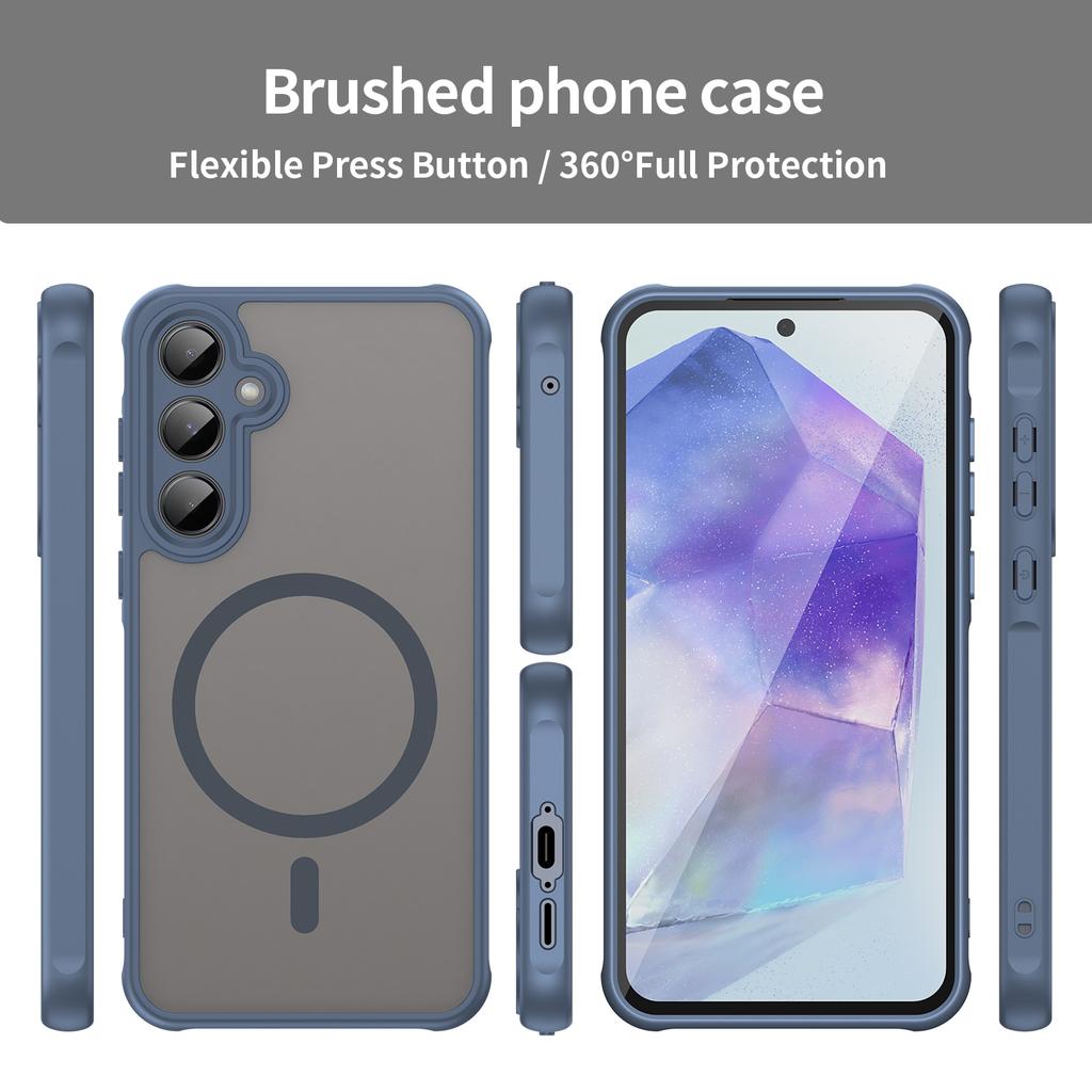 Samsung Galaxy S25 Phone Case, Magnetic Shockproof Phone Case Cover for Samsung Galaxy S25