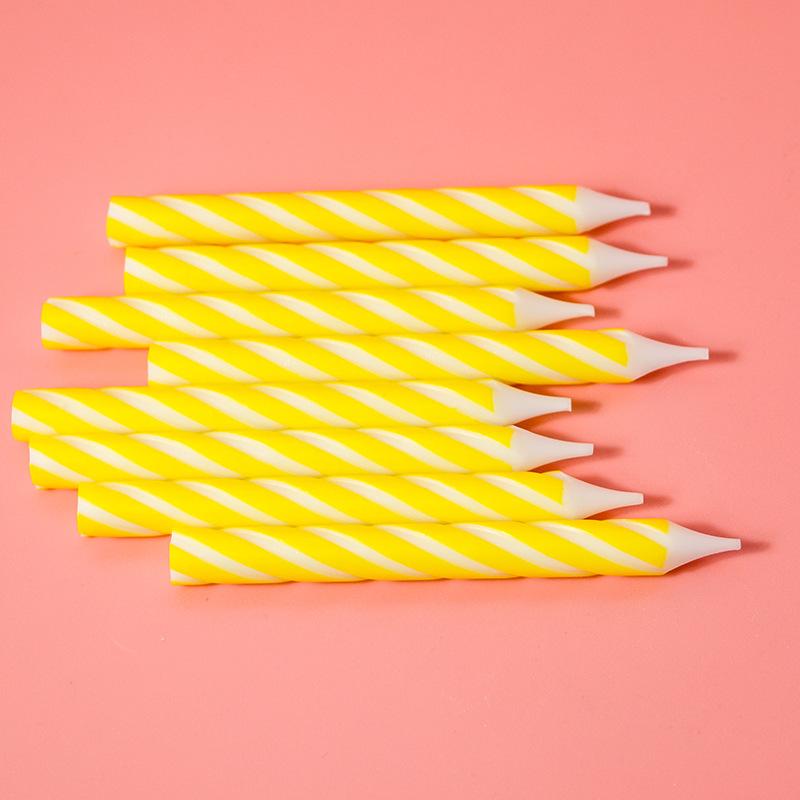 Birthday Candles Multi-color Threaded Candles Small White Boxed Spiral Small Candles Bulk Linear Birthday Candles