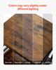 End Table, 2-Tier Square Side Table with Open Storage Shelves, Modern Nightstand Bedside Desk with X-Design Metal Frame, Wood Sofa Coffee Desk for