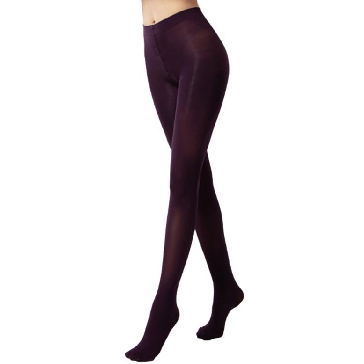 Women's 70D Semi Opaque Tights,Soft Solid Color Footed Pantyhose,High Waist Pantyhose Thigh High Stockings Hosiery