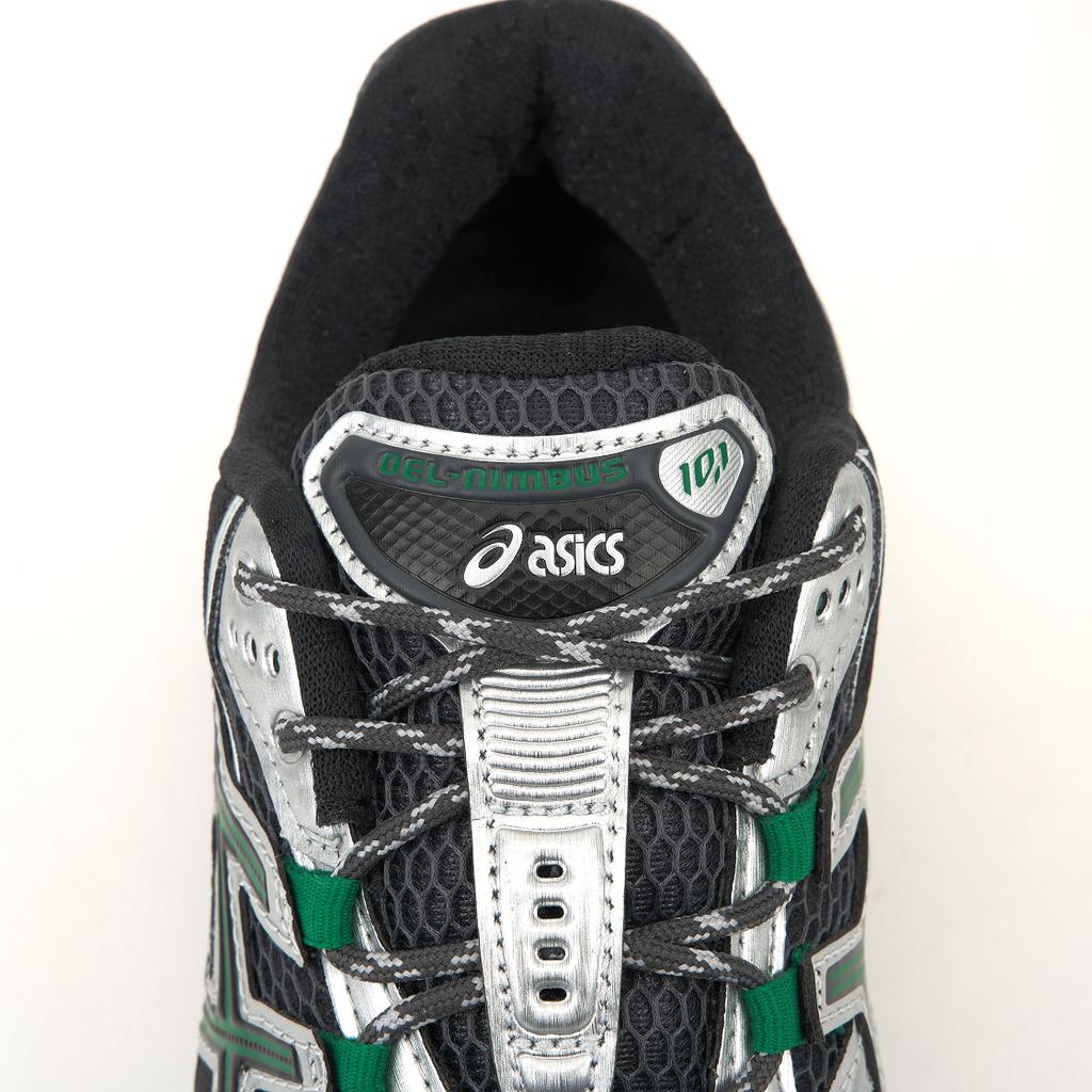 Asics Gel Nimbus 10.1 Obsidiangrau Grün Basilikum Herren-Sneaker Schwarz 1203A543-022