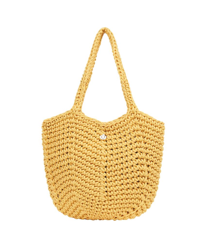 Coralique Knit Shoulder Bag Yellow