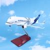 1 Набір 30см 1:Модель літака A330 Beluga Airways, лита смола, масштаб 1:80, металева модель, реактивний літак, відкритий вантажний відсік, з підставкою для демонстрації