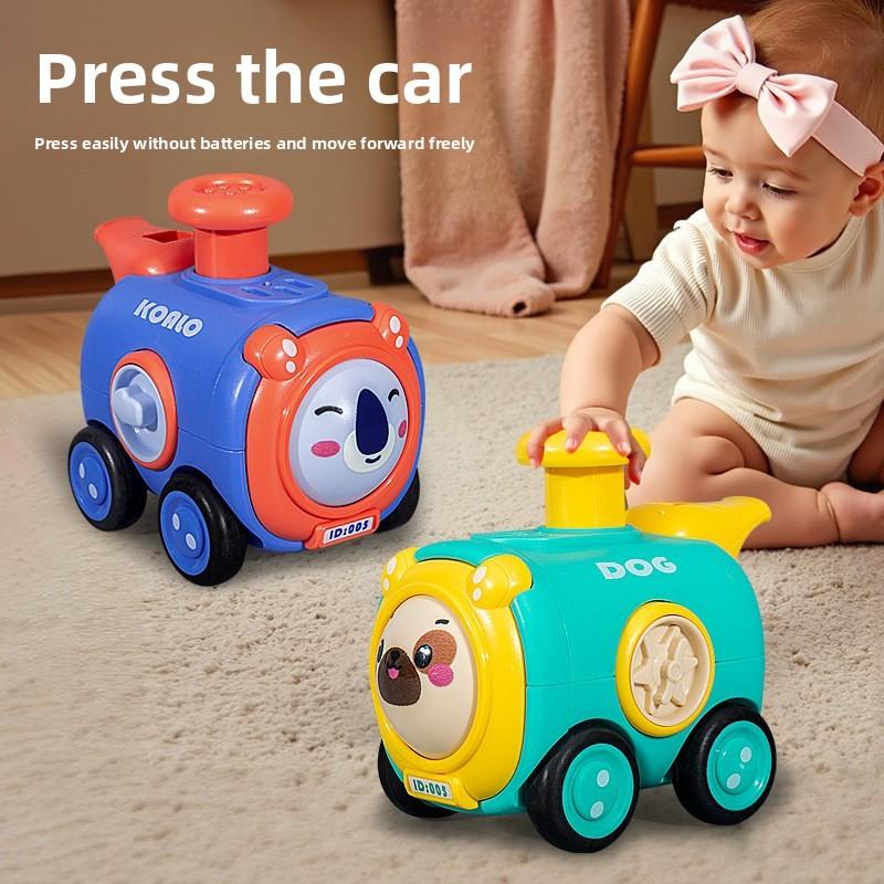 Elefanten Tiger Koalas Hunde Plastik Tier Spielzeugauto Mit Pfeife Und Trägheitsantrieb Für Kinder Spielzimmer