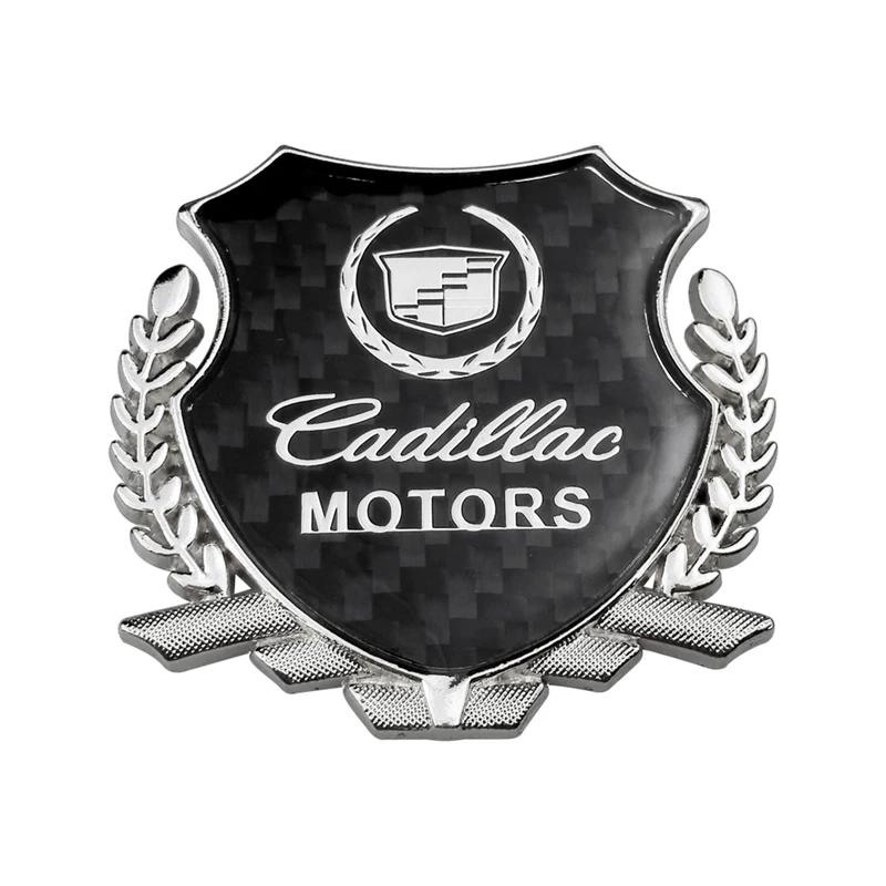 Carbon Fiber Badge for Cadillac Escalade CTS ATS SRX Deville BLS XT4 XT5 XT6 STS XTS SLR XLR CT4 CT5 CT6 Car Side Window Emblem