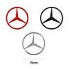 ZGAP4 70mm 3D Metal Car Engine Badge Hood Emblem Decor Sticker Mercede Benz Amg S320 W164 W203 W204 W168 C180 E320 A200 CLA CLK CLS ML