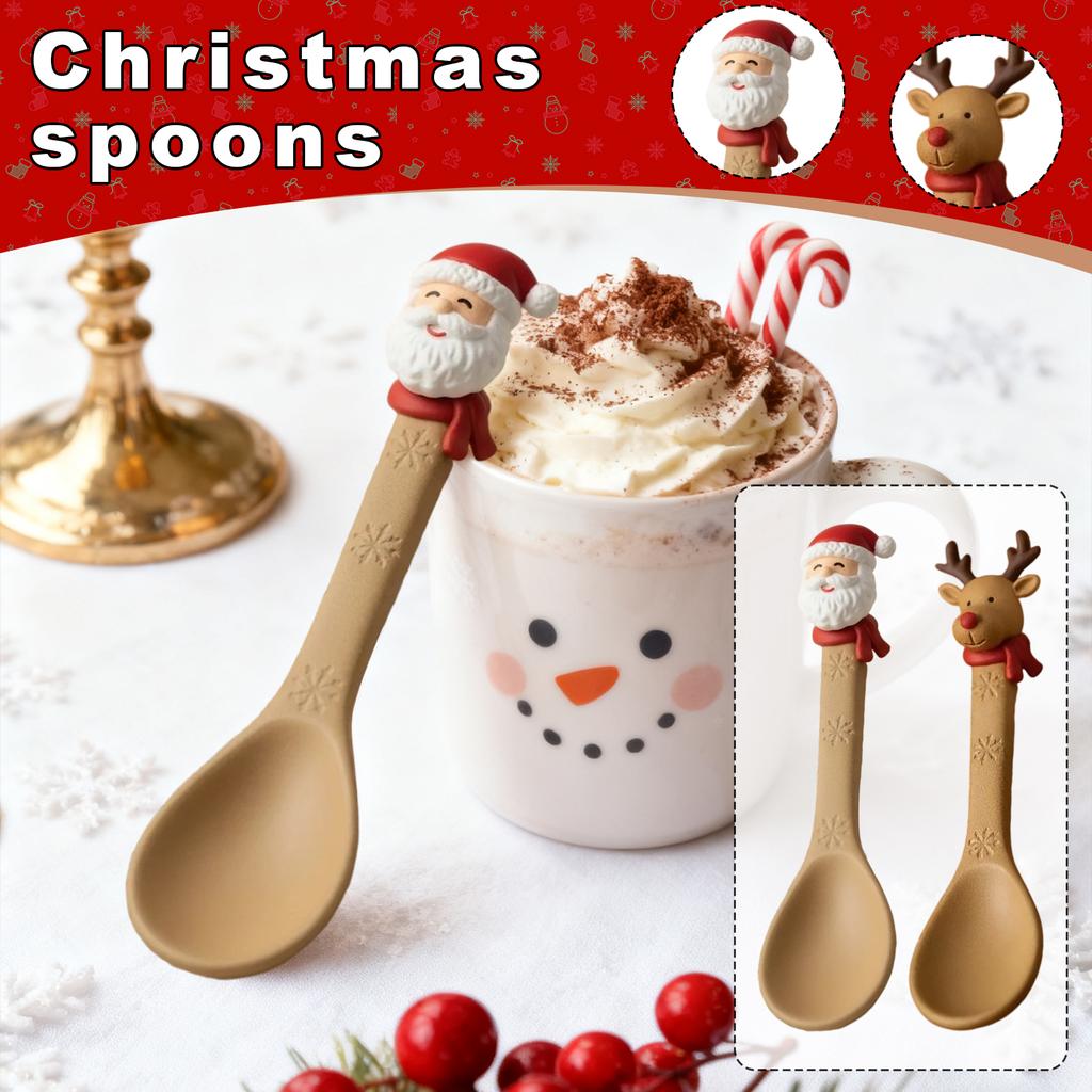 Christmas Food-Grade Silicone Spoon
