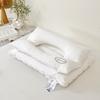 Cotton Cover Neck Support Pillow Sleeping Home Dorm Car Office Single Person 45x70cm Medium Firm Fiber Fill