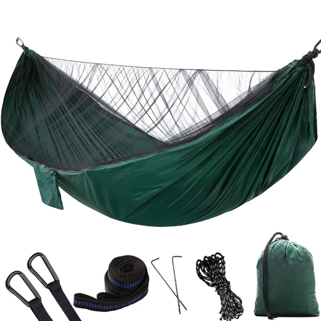 Travel Camping Hammocks Portable Hammocks Outdoor Lightweight Double Nylon Camping Hammock amping Accessories For Outdoor