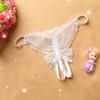 Womens Panties Leisure Butterfly G-string Open Crotchles