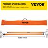 Load Height Measuring Stick, 20\' Sturdy Fiberglass Truck Height Stick with Adjustable Pole, Non-conductive Truck Height Measuring Stick with Carrying