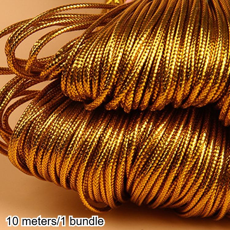 

1 Bundle (1000cm/393in) Cord - Non-Stretch Winding String Suitable for Gift Box Wrapping, Making, Scrapbooking- Elegant Twine