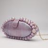 2025 New Elegant Pearl Marble Acrylic Clutch Bag Women Prom Evening Party Egg Shape Handbags Lady Wedding Shoulder Crossbody Bag