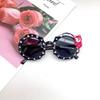 Children'S Cute Sunglasses Cartoon Bear Photo Concave Shape Babies Sunglasses Sunscreen Children'S Glasses