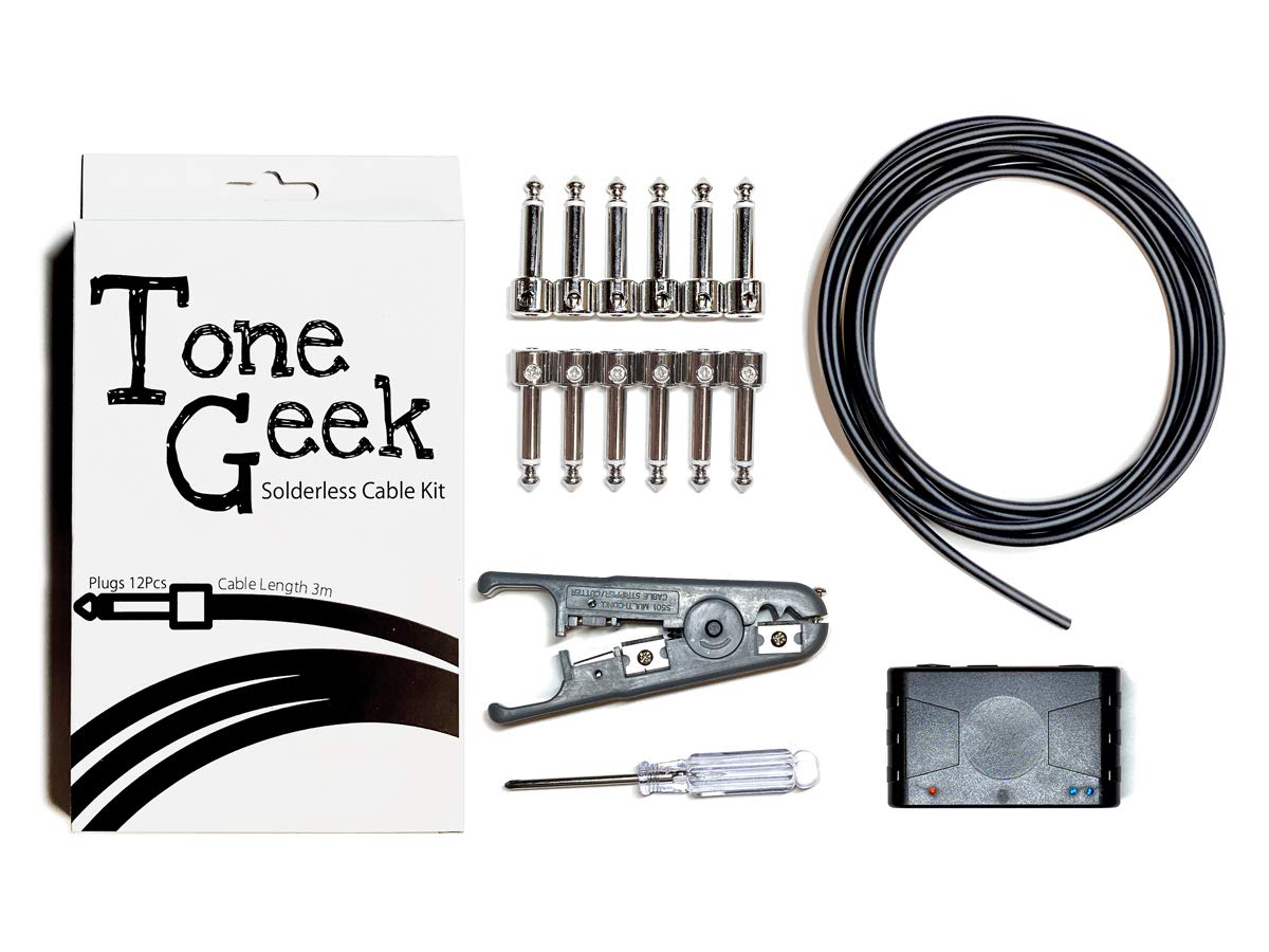 

ToneGeek solderless cable kit 12 plugs with both LS and 3m cable Tool Cable tester [Tester included] (compatible LS) (Canare GS4)