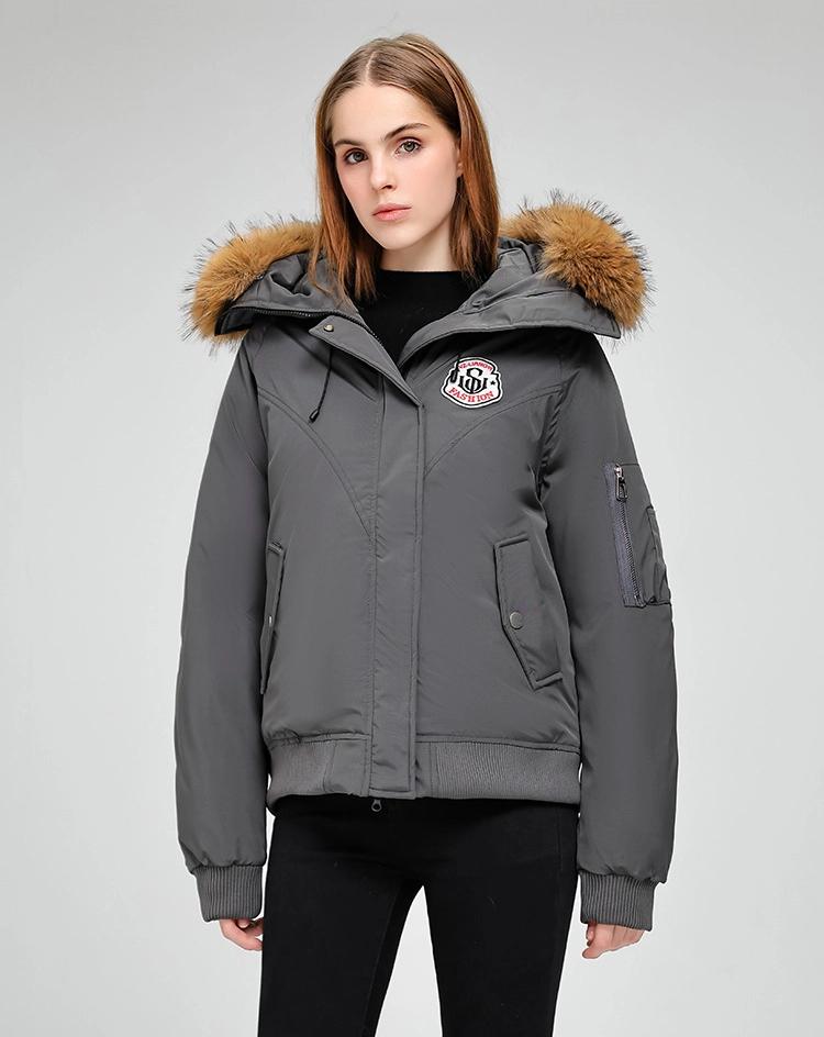 Women's Casual Loose Thickened Warm Jacket With Fur Collar