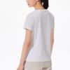 Anta Plain Breathable Knitted Sports Short Sleeve T-Shirt Women Tops White 162320139-1