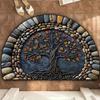 Non-Slip Semi-Circular Carpet Anti-fouling Welcome Mat New Door Mat  Home Decorative