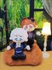 Good Omens Plush Aziraphale Crowley Mini Cotton Angel Demon Chibi Character Keychain Pendant Fan Collectible Compilations Gift