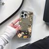 Whispering Flower iPhone Case: Compatible with iPhone 12-17 Pro Max, Mirror Finish, Elegant Design for Women