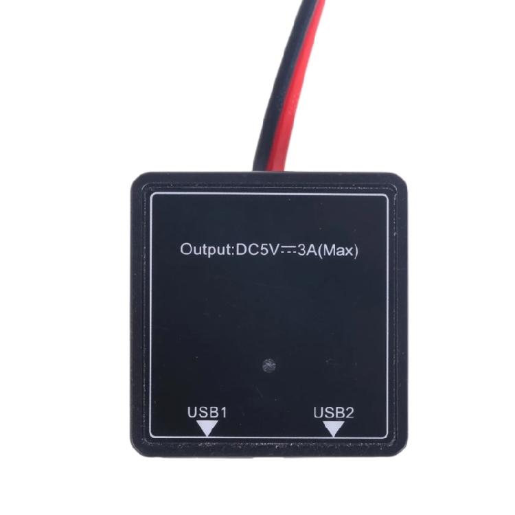6V30A to 5V3A USB Fast Charge Car Charging Adapter DC5521 to Two USB Connection
