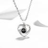 "I Love You" Heart Projection Necklace – Elegant Luxury Clavicle Chain In 100 Languages